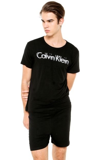 Pijama Calvin Klein Underwear Comfort Preto - Marca Calvin Klein Underwear