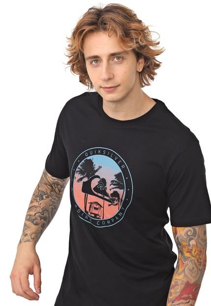 Camiseta Quiksilver Paradise Preta - Marca Quiksilver