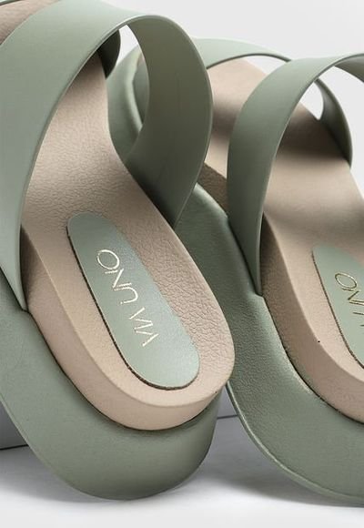 Sandalia outlet verde dafiti