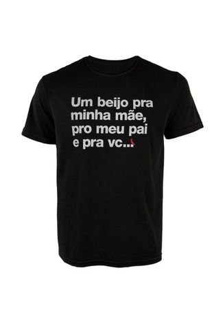 Camisa Brasil Alô Mãe Preta - Preto