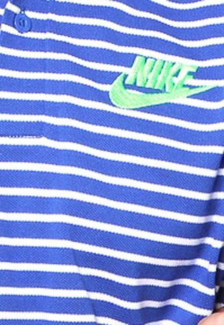 Camisa Polo Nike NSW PQ ST Azul