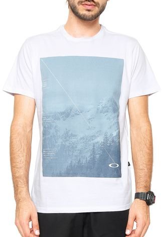 Camiseta Oakley Tri-Mountain Branca