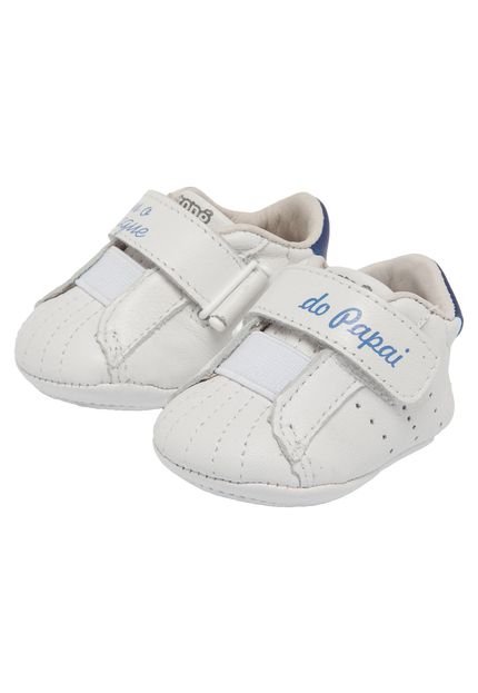 Sapato Baby Menino Ortopé Papai Branco - Marca Ortopé