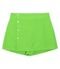 Shorts Saia Juvenil Em Crepe Light Minty Verde - Marca MINTY