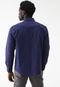 Camisa Ellus Slim Mini Icon Azul - Marca Ellus