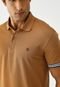 Camisa Polo Dudalina Regular Logo Caramelo - Marca Dudalina