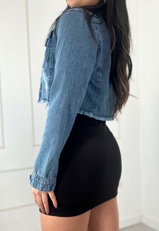 Jaqueta Jeans Cropped Samira