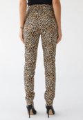 Calça Sarja Lança Perfume Skinny Héstia Animal Print Bege - Marca Lança Perfume