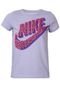 Camiseta Nike Sportswear Nsw Run Heritage Td Tee Yth Hydrangeas Roxo - Marca Nike Sportswear