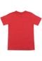 Camiseta Ecko Menino Estampa Frontal Vermelho - Marca Ecko Unltd