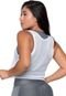 Kit 3 Cropped Transparente Golden Modas Tela Fitness Regata Telinha Academia Blusa - Marca Golden Modas