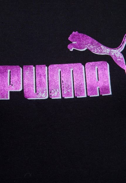 Camiseta Puma Large Logo Preta - Marca Puma