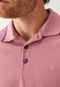 Camisa Polo Ellus Reta Piquet Rosa - Marca Ellus