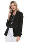 Blazer Colcci Gola Italiana Preto - Marca Colcci