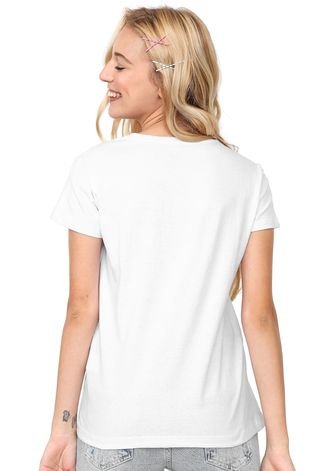 Camiseta Planet Girls Estampada Branca