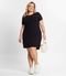 Vestido Feminino Plus Size Secret Glam Preto - Marca Rovitex Plus Size