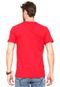 Camiseta FiveBlu Manga Curta Basic Colors Decote Careca Vermelha - Marca FiveBlu