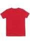 Camiseta Hering Kids Menino Escrita Vermelha - Marca Hering Kids