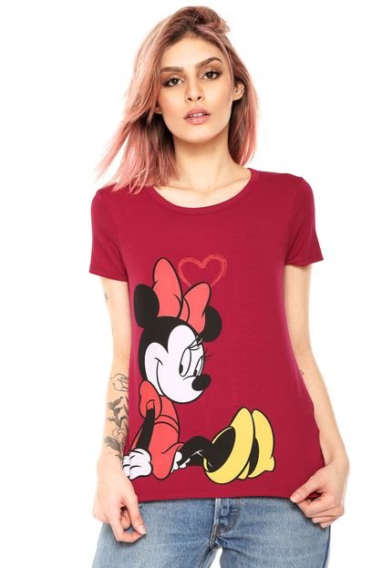 Blusa Cativa Mickey e Minnie Rosa - Marca Cativa Disney