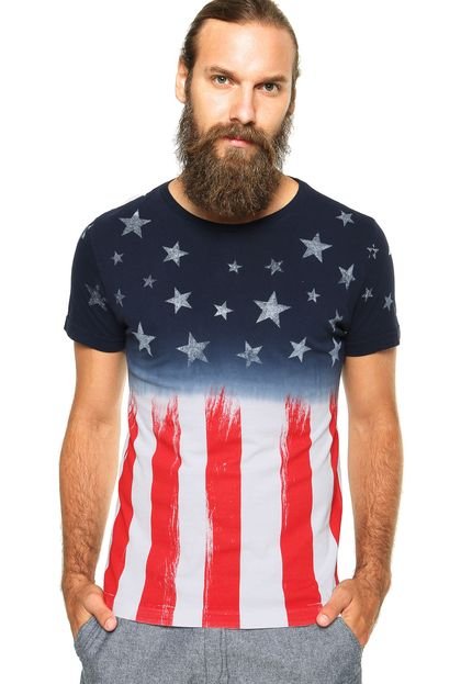 Camiseta Local American Multicolorida - Marca Local