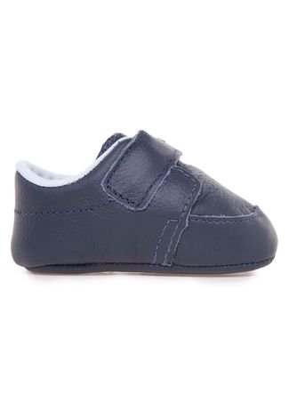 Sapato Couro Pimpolho Infantil Color Azul-Marinho