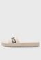 Chinelo Slide Colcci Logo Off-White - Marca Colcci