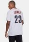 Camiseta Mitchell & Ness Cleveland Cavaliers James Branca - Marca Mitchell & Ness