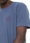 Camiseta Rusty Geo Azul - Marca Rusty