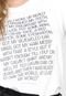 Camiseta Calvin Klein Jeans Text Branca - Marca Calvin Klein Jeans