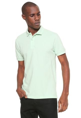 Camisa Polo Forum Reta Lisa Verde