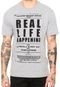 Camiseta Volcom Real Life Cinza - Marca Volcom