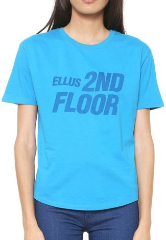 Blusa Ellus 2ND Floor Future Azul