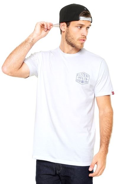 Camiseta Element Distort Branca - Marca Element