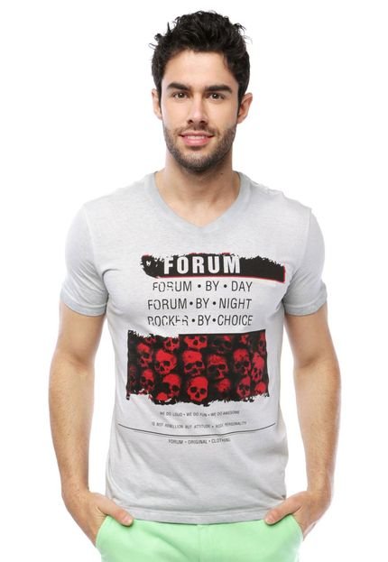 Camiseta Forum Brand Cinza - Marca Forum