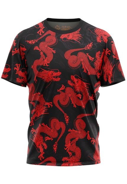 Camiseta Dragão Vermelho - Marca Over Fame