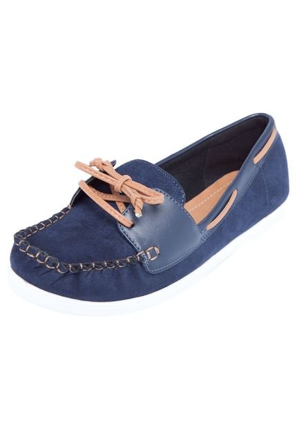 Mocassim Vizzano Dock Azul-Marinho - Marca Vizzano