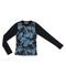 Blusa Manga Longa Feminina Ribana Canelada Endless Azul - Marca Endless