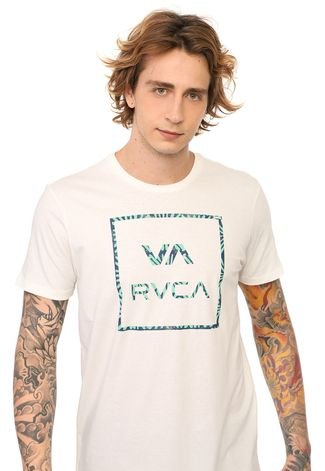 Camiseta RVCA Va Fill Up Off-white