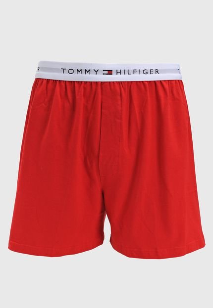 Samba Canção Tommy Hilfiger Logo Vermelha - Marca Tommy Hilfiger
