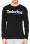 Camiseta Timberland Logo Maps Preta - Marca Timberland