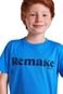 Camiseta Estampada Remake Reserva Mini Azul - Marca Reserva Mini