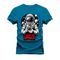 Camiseta Plus Size Algodão Premium Estampada I need My Space - Azul - Marca Nexstar