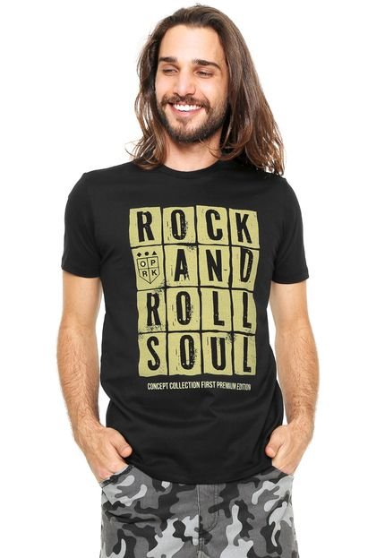 Camiseta Opera Rock Estampada Preta - Marca Opera Rock