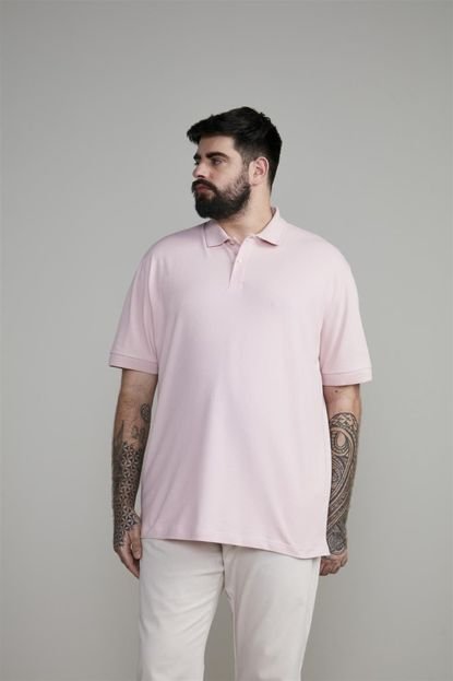 Polo Manga Curta Comfort Piquet - Rosa SGG HIGHSTIL - Marca HIGHSTIL