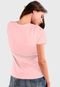 Camiseta Feminina Rosa California Algodão Premium Benellys - Marca Benellys