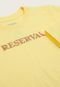 Camiseta Infantil Reserva Mini Logo Amarela - Marca Reserva Mini