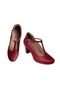 Sapato de Dança de Salão Duani Ritmus Boneca Vermelho - Marca Duani Calçados