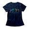 Camiseta Feminina Beauty And Death - Azul Marinho - Marca Studio Geek 