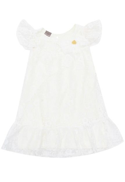 Vestido Mundi Menina Branco - Marca Brandili Mundi