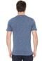 Camiseta Calvin Klein Slim Estampada Azul - Marca Calvin Klein